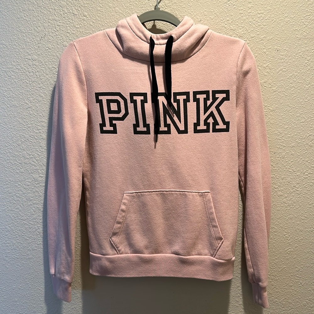 Pink Hoodie Sherpa lined - Size XS